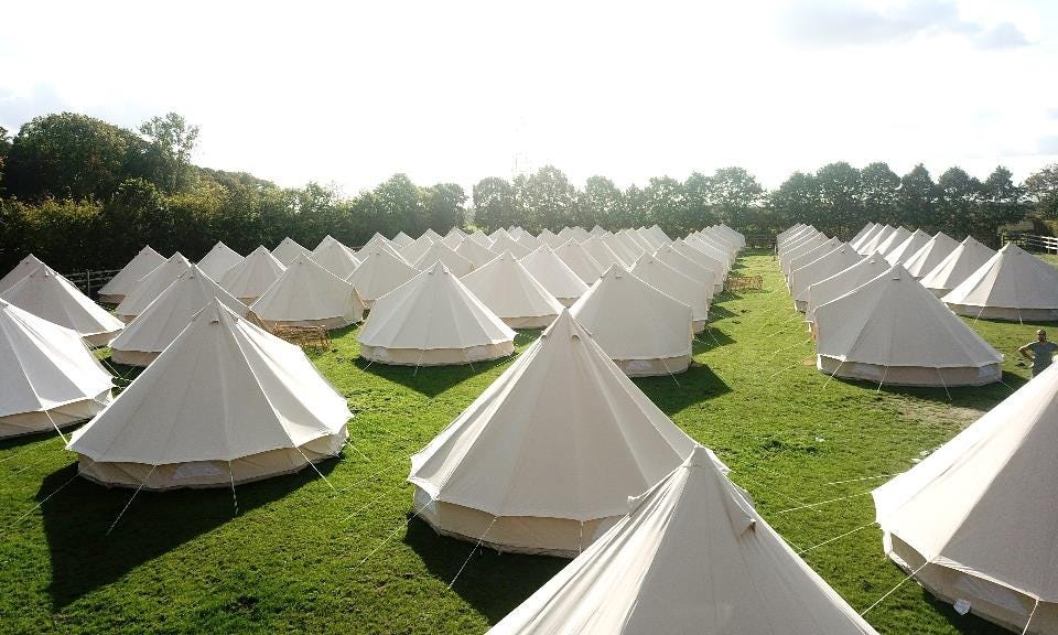 Canvas Tents: How to Make Money Glamping