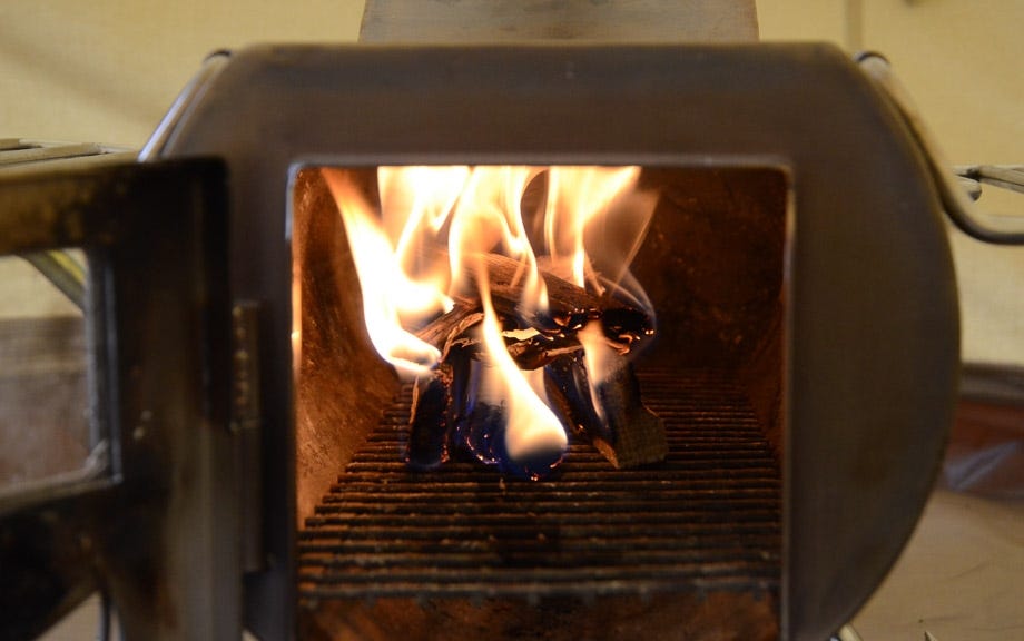 How to Light a Tent Stove
