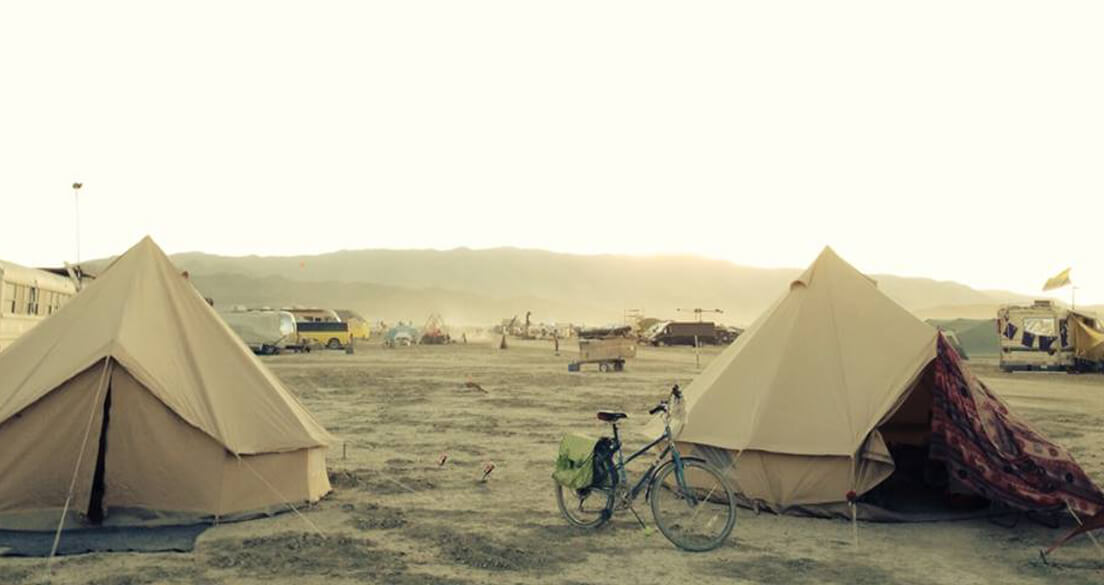 Burning Man: How to Pitch a Tent