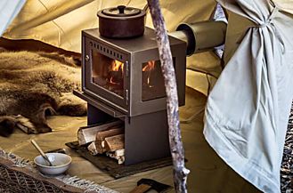 orland wood camp stove cotton bell tent glamping