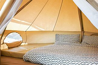 cotton glamping tent