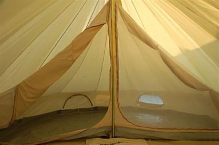 canvas tent divider