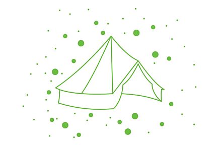 Sibley Bell Tent Fly - Green
