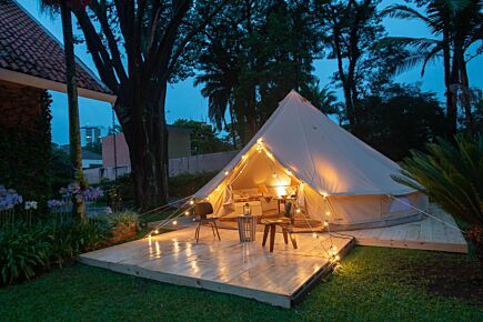 open 600 ultimate bell tent glamping