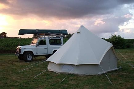sibley 400 deluxe bell tent desert camping
