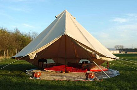 sibley 400 bell tent exotic beach glamping