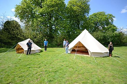 open 600 ultimate bell tent glamping