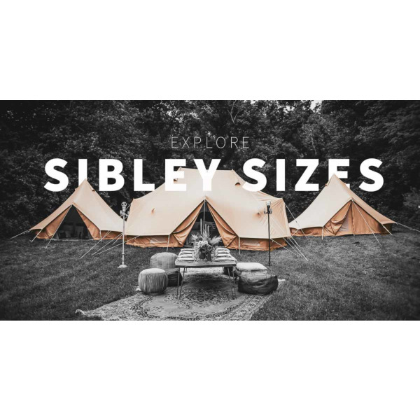 Sibley Bell Tent Size Comparison | CanvasCamp