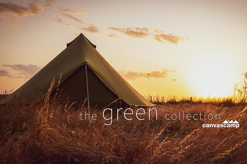 Green Canvas Tents