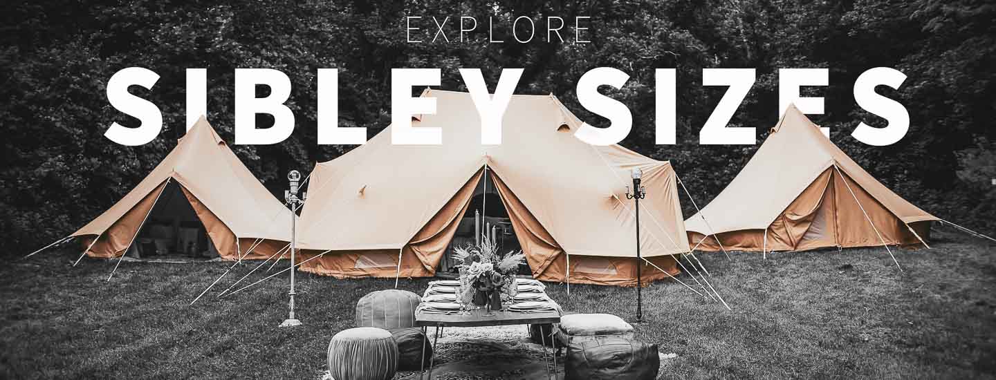 Sibley Bell Tent Size Comparison | Canvascamp Usa